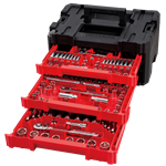 Set Maletín Craftsman 262 Piezas 1-4 pulgadas-3-8 pulgadas-1-2 pulgadas