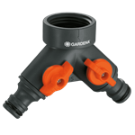 Distribuidor doble Gardena
