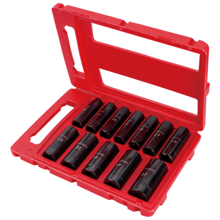 Set Maletín Craftsman 12 Tubos largos de Impacto métrico de 1-2 pulgadas