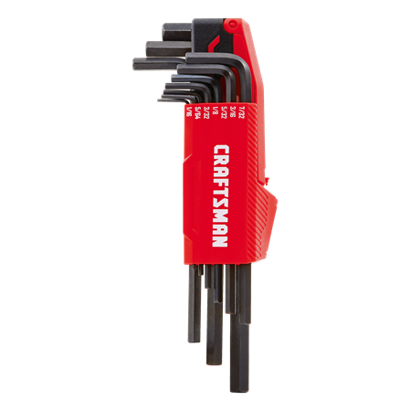Juego de 10 llaves Craftsman allen tipo L - Sistema MM