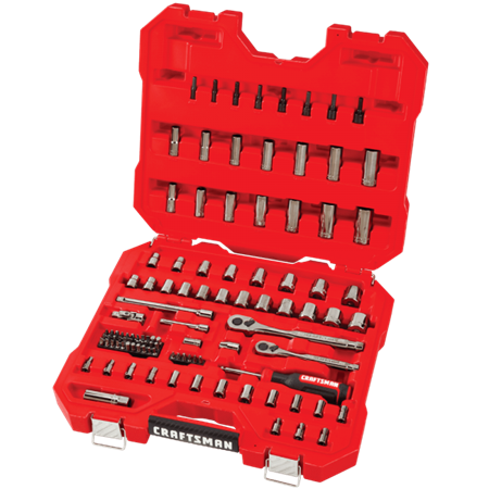 Juego de 105 piezas Craftsman 1-4 pulgadas y 3-8 pulgadas - Sistema MM-SAE