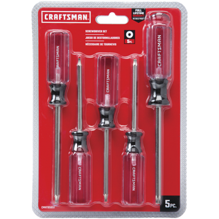 Juego de 5 destornilladores Craftsman acetato Torx
