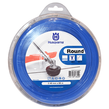 Rollo de Tanza Husqvarna Redonda 2,4mm-88m