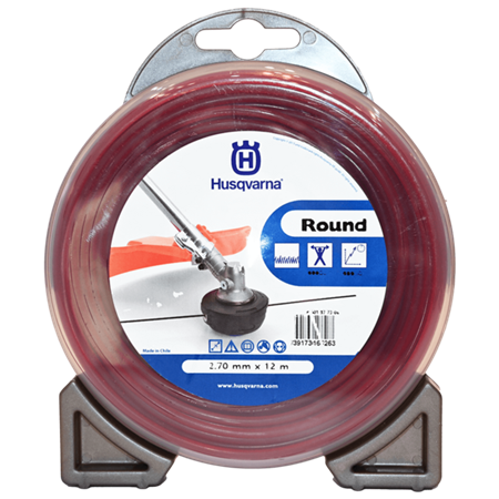 Rollo de Tanza Husqvarna Redonda 2,7mm-12m